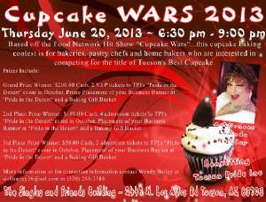 Cupcake Wars 2013 – Benefiting Tucson Pride Inc.