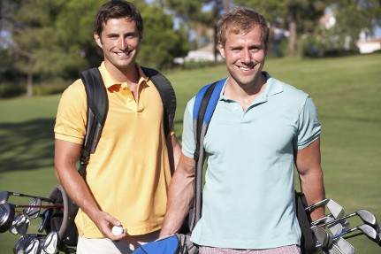 Swinging at AIDS Golf Benefit 2016
