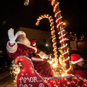 Santa in the Downtown Tucson Parade of Lights