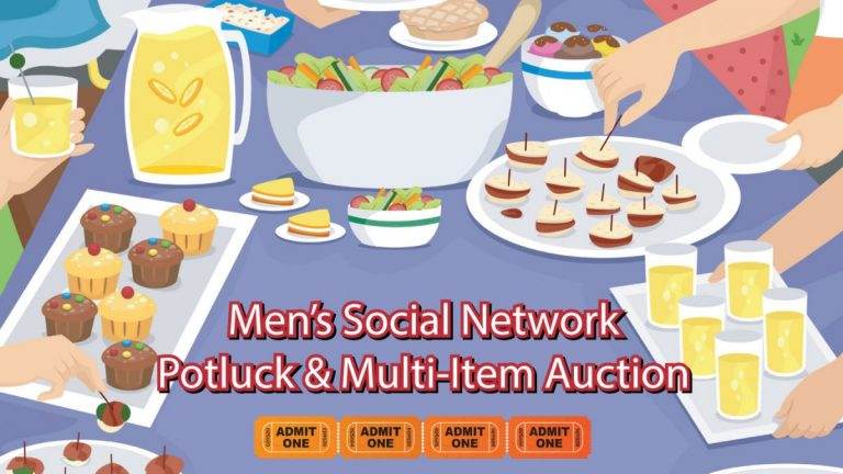 Potluck and Multi-Item Auction Mens Social Network