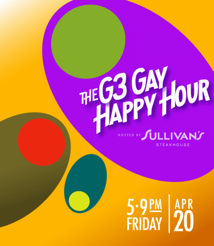 April 2018 Gay Happy Hour G3 at Sullivan's Steakhouse