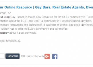 GayTucson Ranks in Top 15 Tucson Blogs