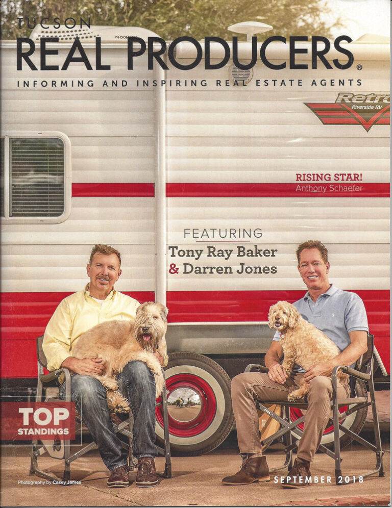 Tony Ray Baker and Darren Jones in Tucson Real Producers - September 2018