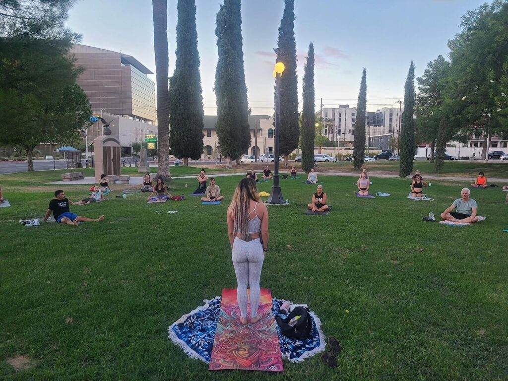 Yoga Jam in the Park with Kyndle Fire!