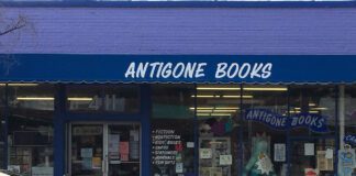 Exterior of Antigone Books