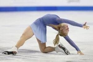 Amber Glenn out athlete at the 2022 winter olympics