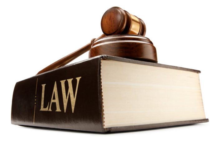 image of a court gavel on top of a law book