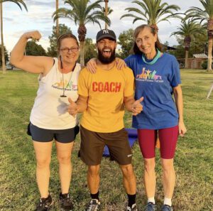 Image of Coach Tony and 2 clients from Feel Good Fitness