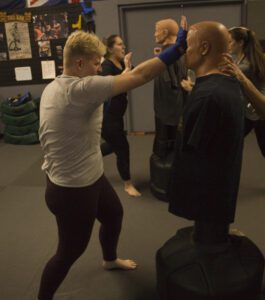 Womens self defence taught at the Rainbow Connection