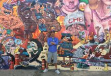 Tucson Muralist Ignacio Garcia Greets His Adoring Public